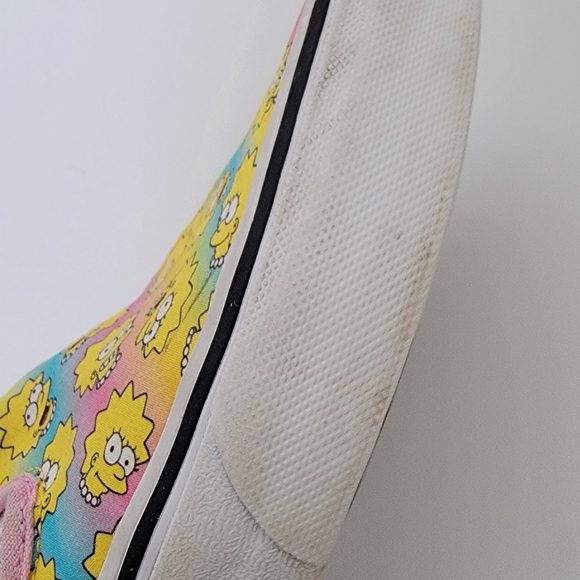 Vans The Simpsons Collaboration Limited Release Lisa Simpson Slip On Shoe W 7 - Picture 15 of 15